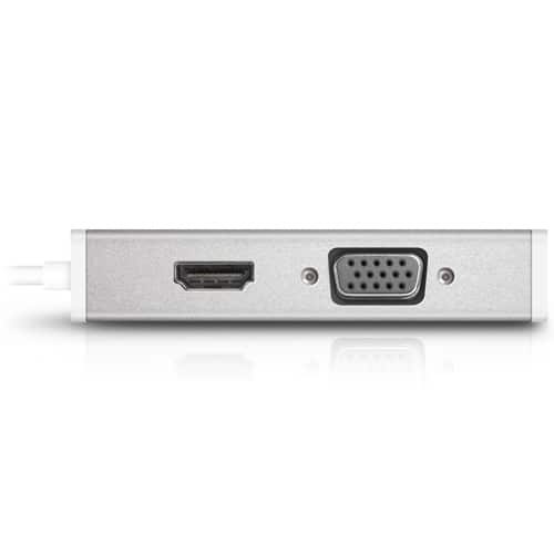 Macally  Mini Displayport naar HDMI / VGA en DVI 4K Adapter - Afbeelding 2