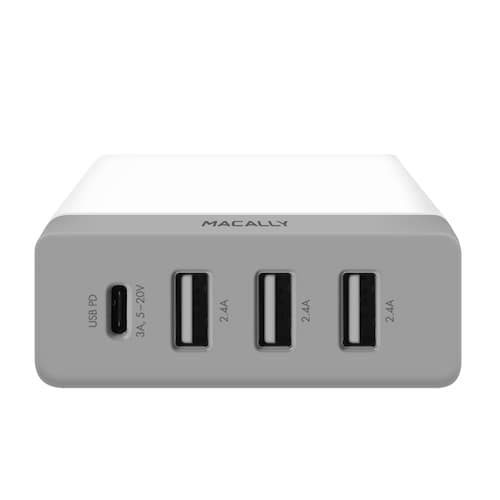 Macally Wall Charger 72W UCB-C en 3 x USB - Afbeelding 4