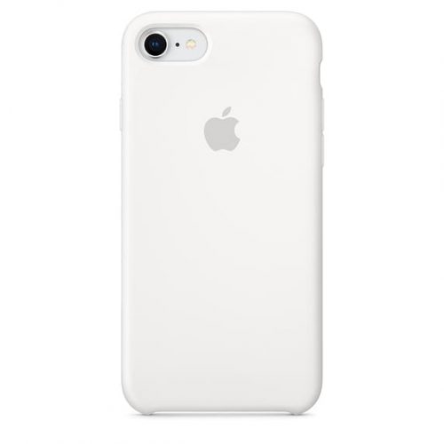 Apple iPhone 7/8 Siliconenhoesje Wit - Afbeelding 2