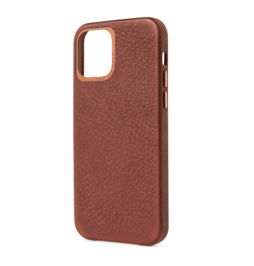 Decoded Leather Back Cover iPhone 12 mini Bruin - Afbeelding 2