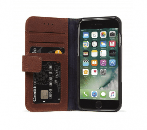 Decoded Leather Wallet Case iPhone 7 / 8 / SE2020 Bruin - Afbeelding 3