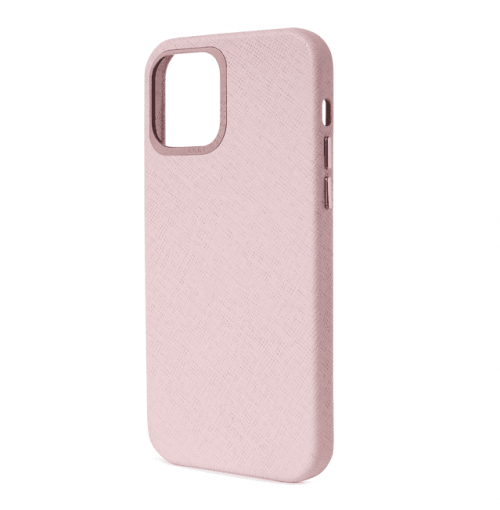 Decoded Leather Back Cover iPhone 12 / 12 Pro Roze - Afbeelding 2