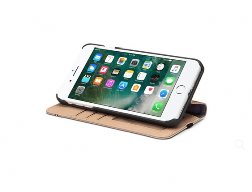 Decoded Leather Wallet Case iPhone 7 / 8 Plus Zandkleurig - Afbeelding 3