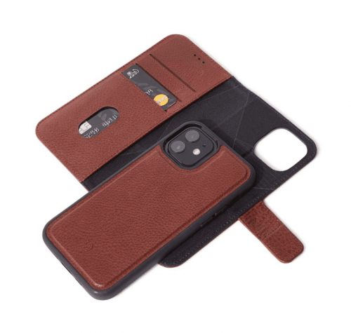 Decoded Detachable Leather Wallet Case iPhone 12 mini Bruin - Afbeelding 3
