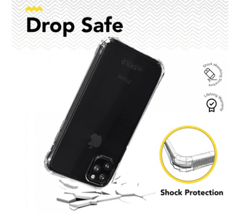 SoSkild Absorb impact case iPhone 11 Pro Max Transparant - Afbeelding 4