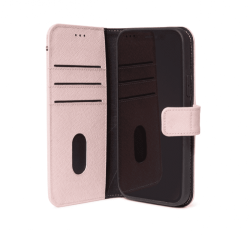 Decoded Detachable Leather Wallet Case iPhone 12 / Pro Roze - Afbeelding 3