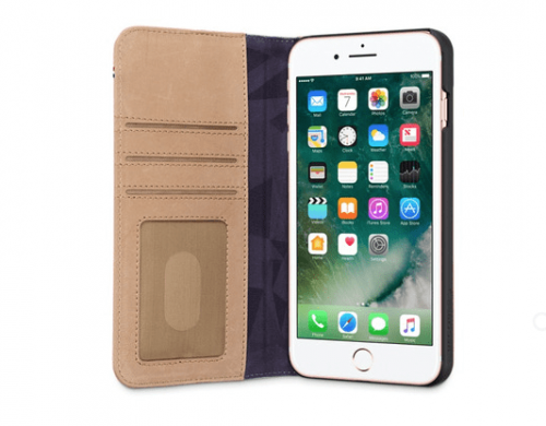 Decoded Leather Wallet Case iPhone 7 / 8 Plus Zandkleurig - Afbeelding 2