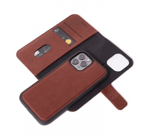 Decoded Detachable Leather Wallet Case iPhone 12 Pro Max Bruin (MagSafe) - Afbeelding 3