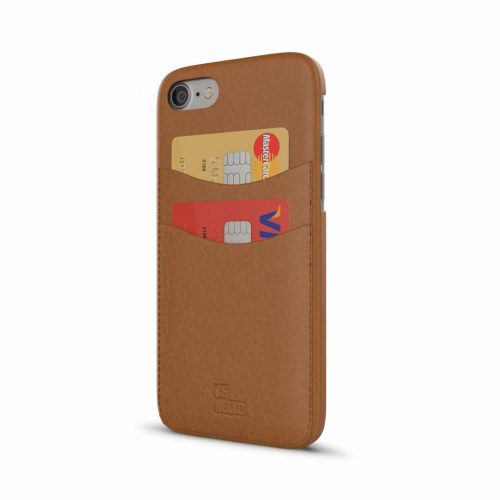 BeHello iPhone 7 / 8 / SE2020 Card Case Bruin - Afbeelding 2