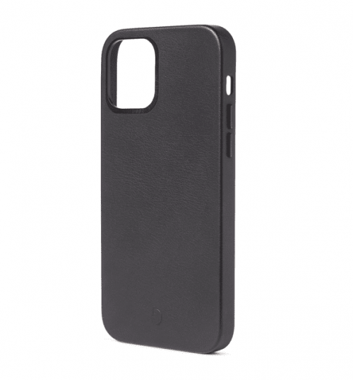 Decoded Leather Back Cover iPhone 12 mini Zwart - Afbeelding 2