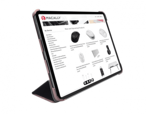 Macally Bookstand Case iPad Air 4e gen. (2020) Rosé - Afbeelding 2