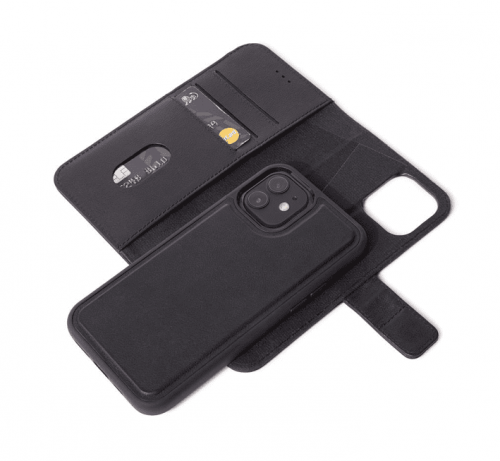 Decoded Detachable Leather Wallet Case iPhone 12 mini Zwart - Afbeelding 3