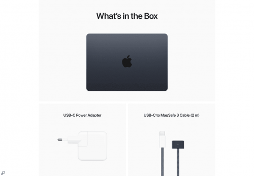 Apple MacBook Air 13 inch / M2 chip met 8core CPU & 8core GPU / 8GB / 256GB SSD Middernacht - Afbeelding 4