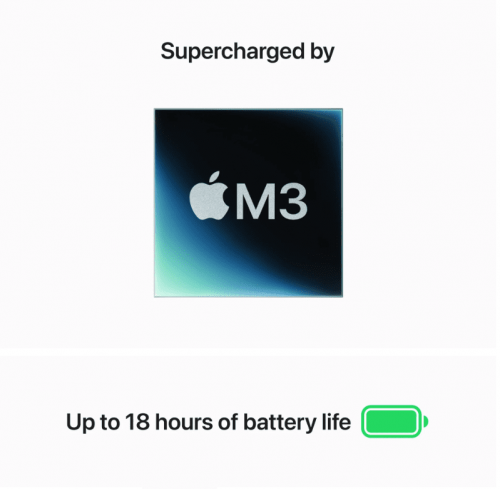 Apple MacBook Air 13 inch / M3 chip met 8core CPU & 8core GPU / 8GB / 512GB SSD Zilver - Afbeelding 2