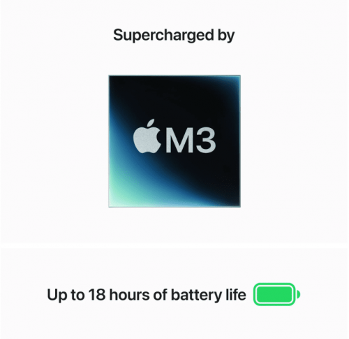 Apple MacBook Air 13 inch / M3 chip met 8core CPU & 8core GPU / 8GB / 256GB SSD Sterrenlicht - Afbeelding 2