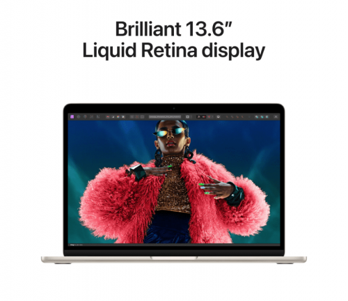 Apple MacBook Air 13 inch / M3 chip met 8core CPU & 8core GPU / 8GB / 256GB SSD Sterrenlicht - Afbeelding 5