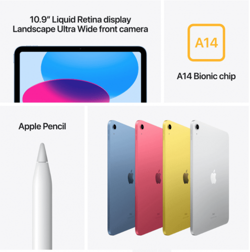 iPad 10e generatie 10.9 inch 64GB Wi-Fi Blauw (2022) - Afbeelding 3