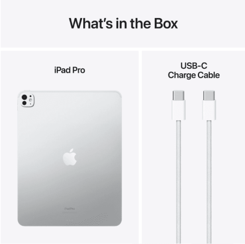 iPad Pro 13 inch M4 2TB Wi-Fi  + Cellular Zilver (Standaard Glas) - Afbeelding 2