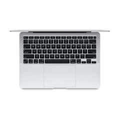 Refurbished Apple MacBook Air 13 inch Apple M1 chip met 8core CPU & 8core GPU 16Gb / 1Tb Opslag / Zilver