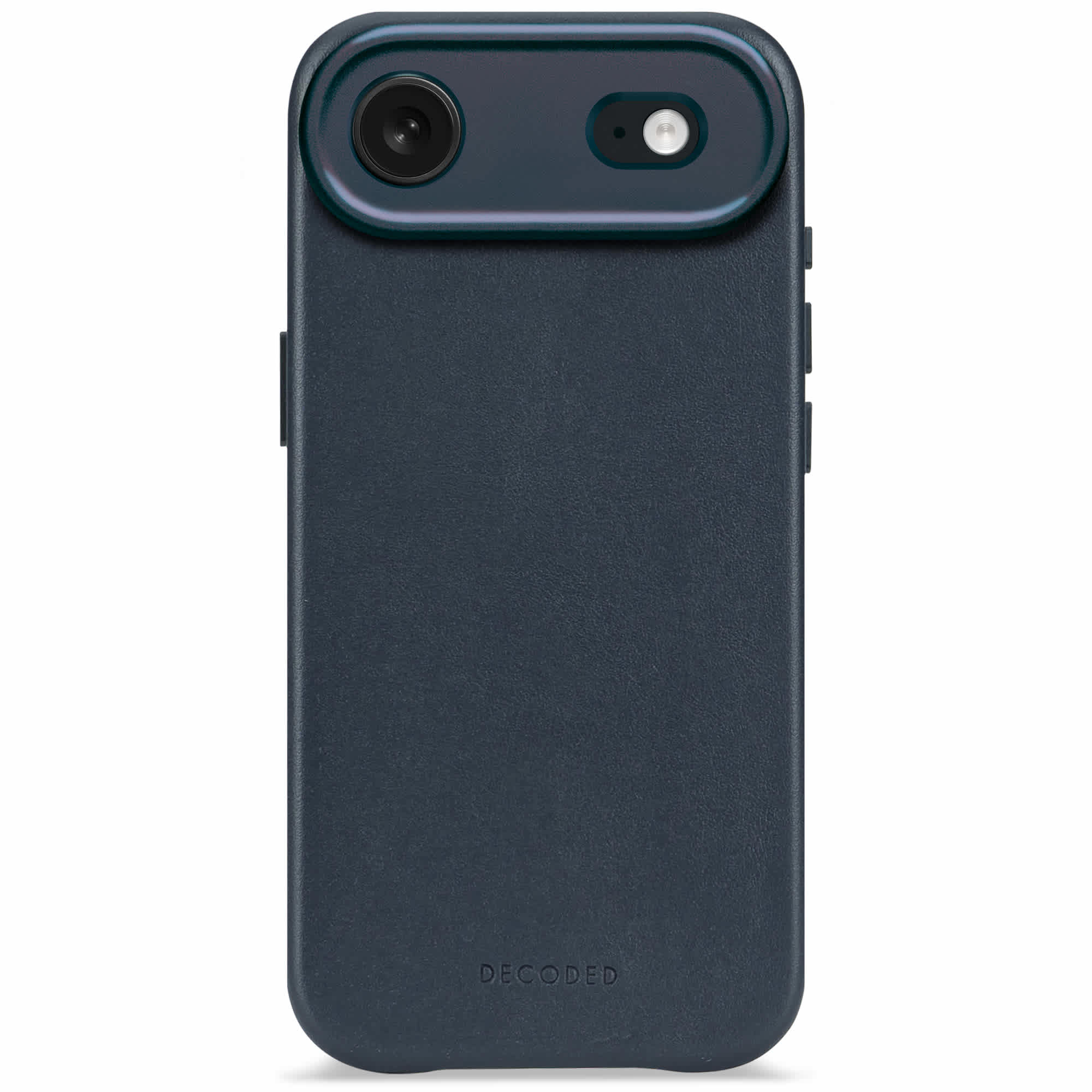Decoded leather back cover iPhone Air Navy