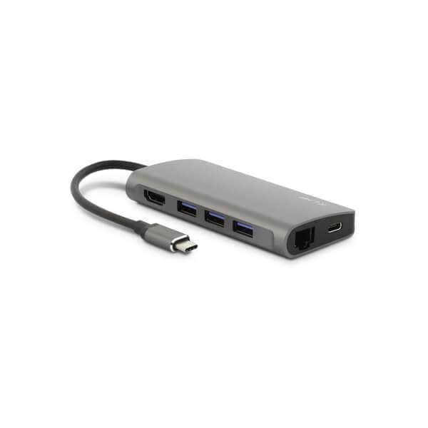 LMP USB-C naar USB mini Dock SpaceGrijs 8-Poorts