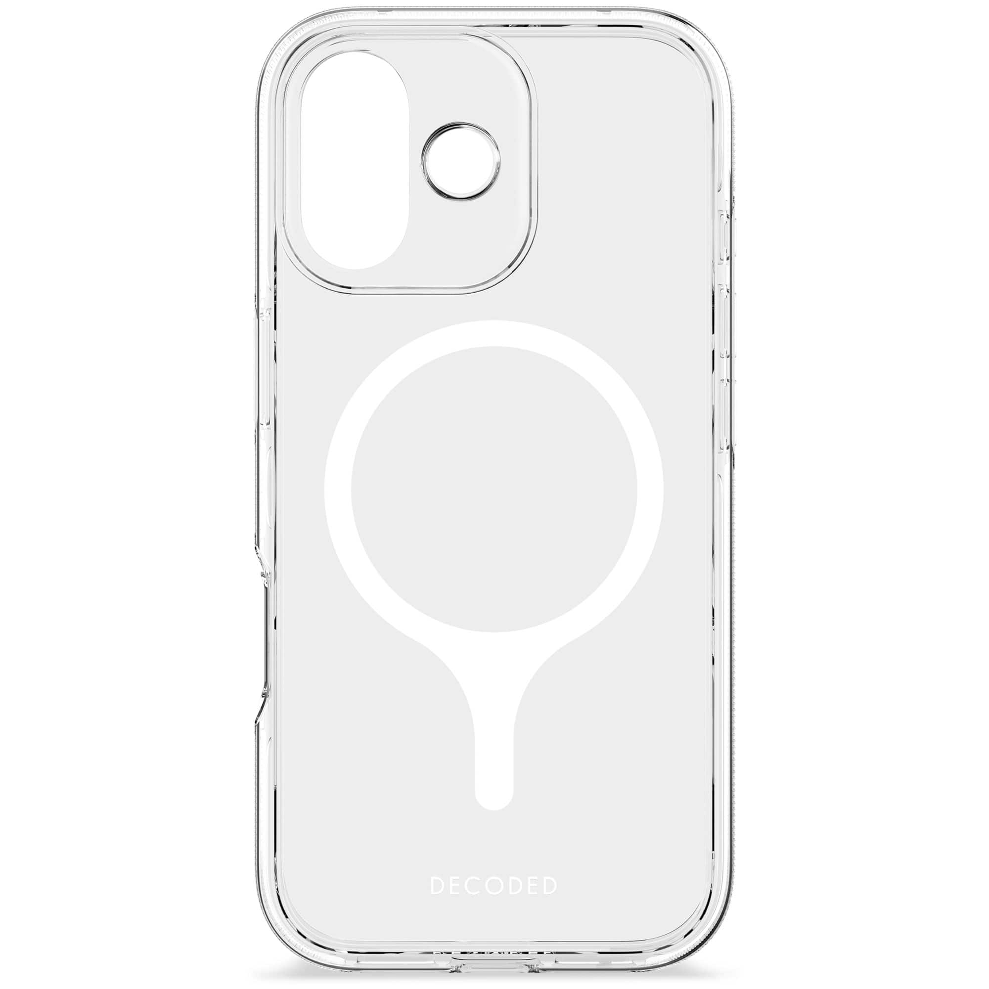 Decoded back cover iPhone 17 Transparant