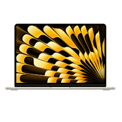 Refurbished Apple MacBook Air 13″ M4 chip met 10core CPU & 8core GPU / 16GB / 256GB SSD Sterrenlicht